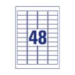 Kép 3/6 - Etikett AVERY L4736REV-100 45,7x21,2 mm univerzális visszaszedhető 4800 címke/doboz 100 ív/doboz