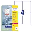Kép 1/5 - Etikett AVERY L8003-10 105x148mm antimikrobiális fehér 40 címke/doboz 10 ív/doboz