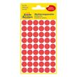 Kép 1/6 - Etikett AVERY 3141 jelölőpont 12mm piros 270 db/csomag