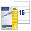 Kép 5/5 - Etikett AVERY 3484 105x37mm univerzális 1600 címke/doboz 100 ív/doboz