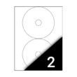 Kép 2/2 - Etikett FORTUNA 117 CD címke univerzális 200 címke/doboz 100 ív/doboz