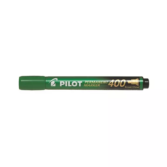Alkoholos marker PILOT 400 vágott zöld