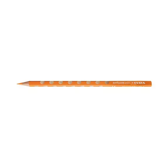 Színes ceruza LYRA Groove Slim háromszögletű vékony mangó