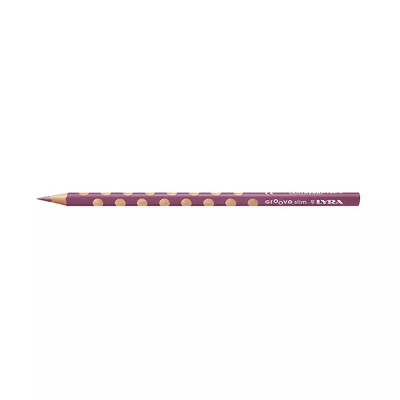 Színes ceruza LYRA Groove Slim háromszögletű vékony lila