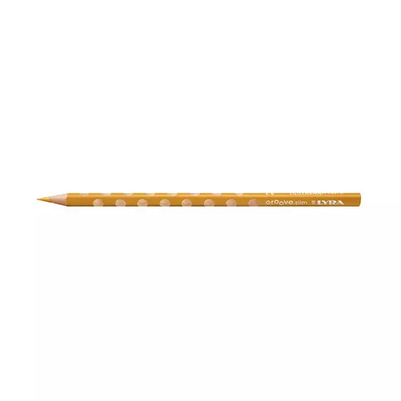 Színes ceruza LYRA Groove Slim háromszögletű vékony arany