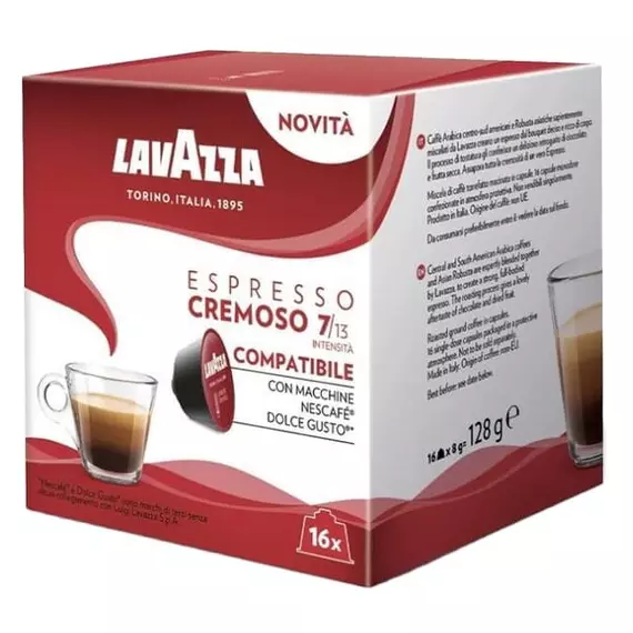 Kávékapszula LAVAZZA Dolce Gusto Cremoso Espresso 16 kapszula/doboz