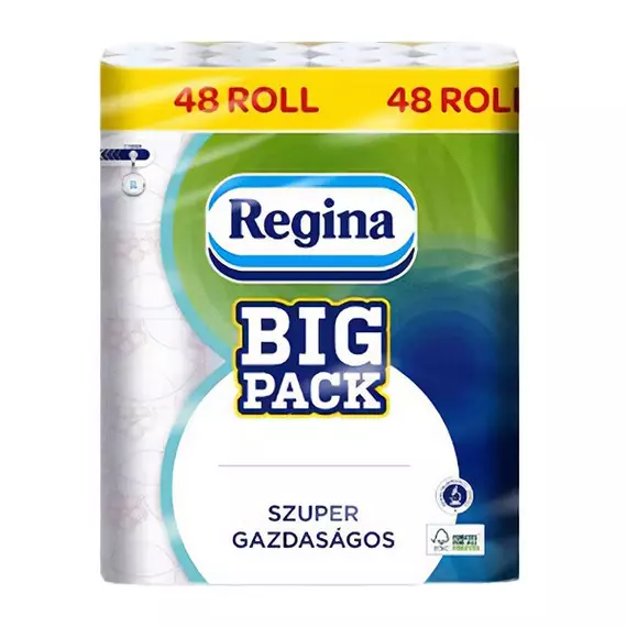 Toalettpapír REGINA Big Pack mintás 2 rétegű 48 tekercses